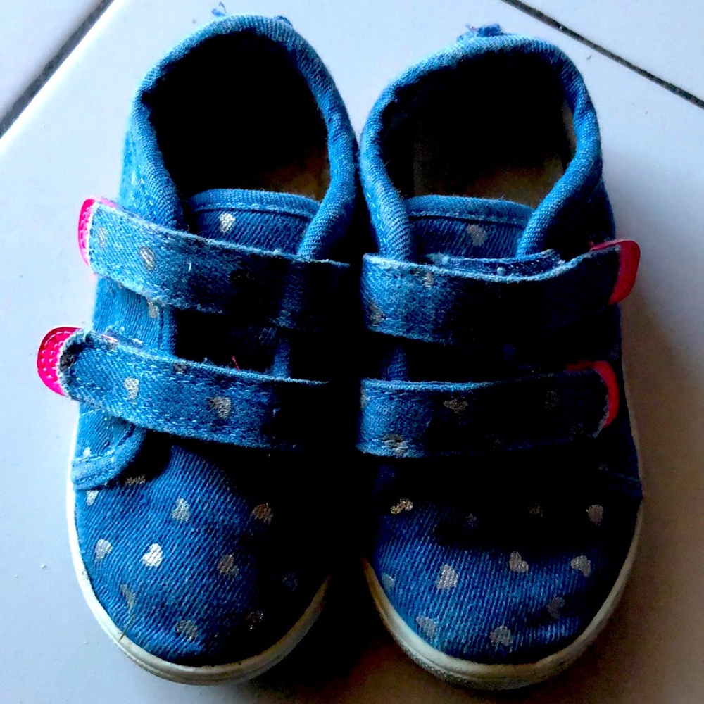 Carters jeans shoes. Lightly use. Size 8